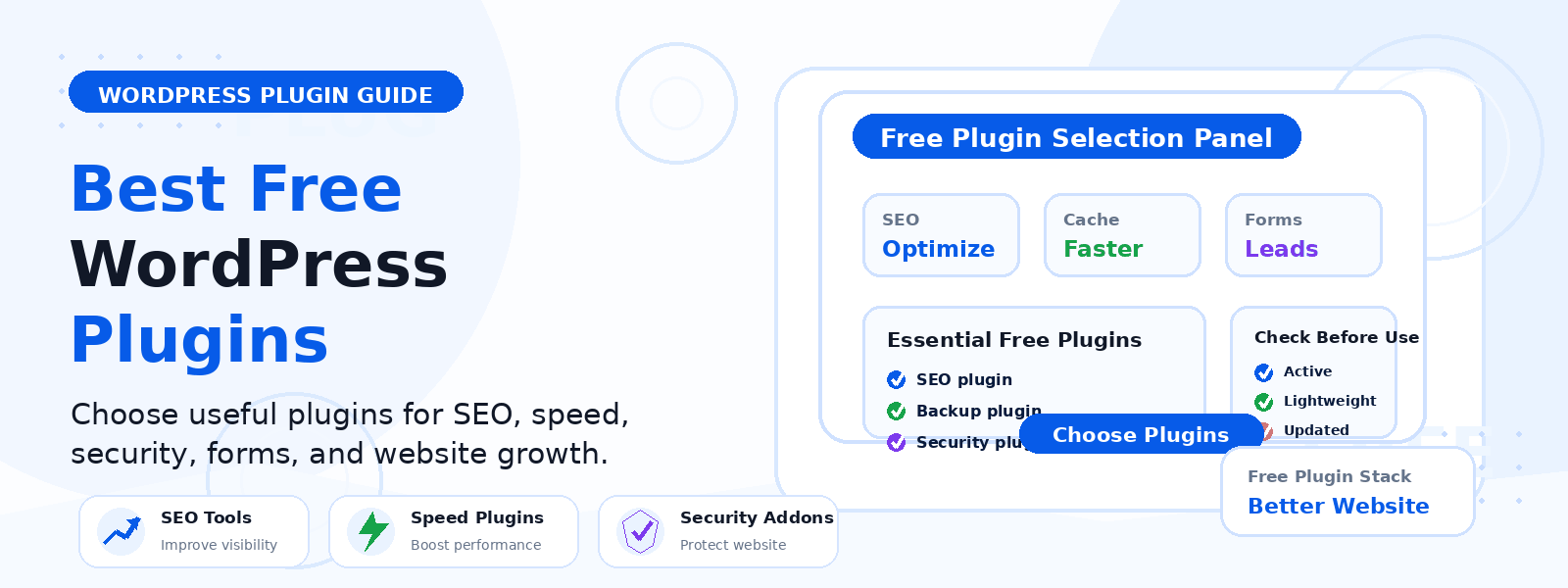 Best Free WordPress Plugins Every New Website Should Install