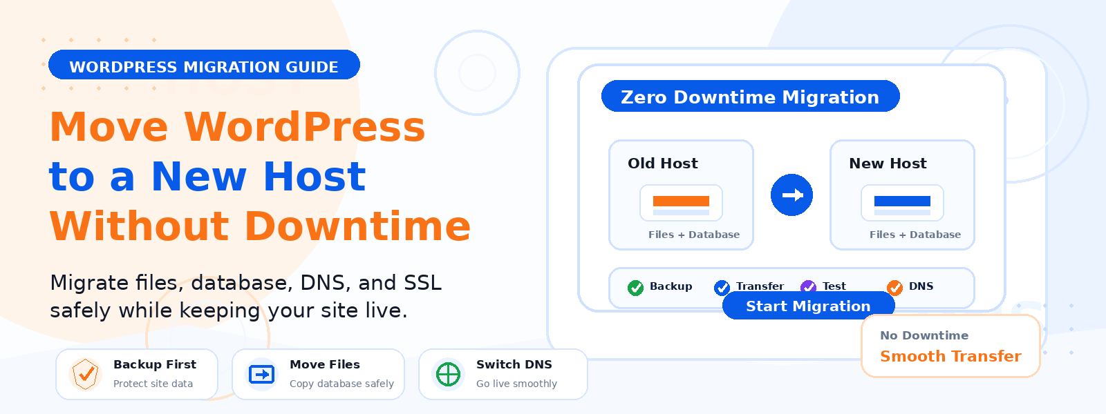 Steps for Transferring a WordPress Site to a New Host Without Any Downtime