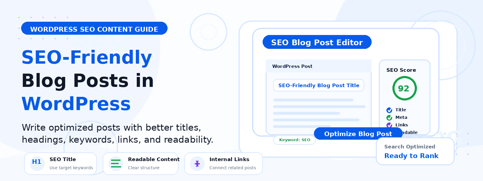 Creating SEO-Friendly Blog Posts in WordPress