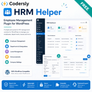 HRM Helper – Employee Management Plugin for WordPress