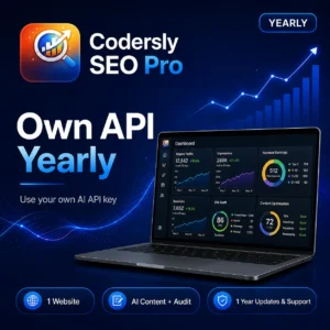 Codersly SEO Pro Own API Yearly – One of the Best WordPress SEO Plugins