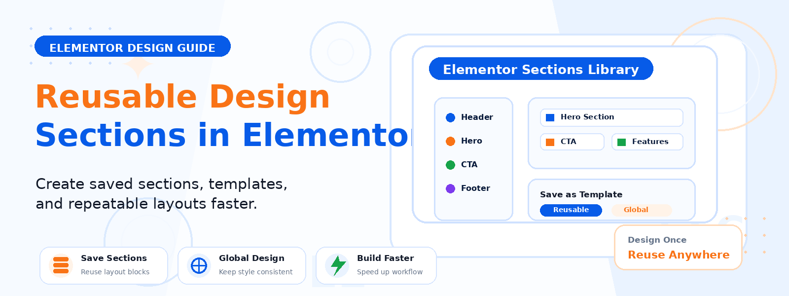 Creating Reusable Design Sections in Elementor: A Step-by-Step Guide