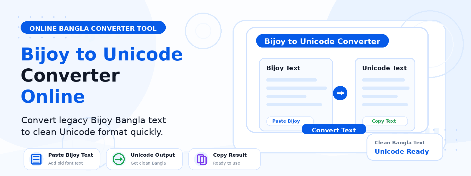 Free Bijoy to Unicode Converter Online – Convert Bijoy Bangla Text to Unicode