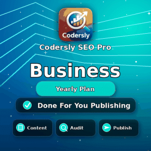 Codersly SEO Pro Business Yearly Plan