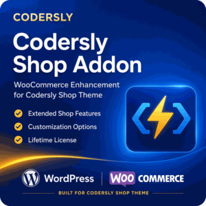 Codersly Shop Add-on – Limited Time Lifetime License for 1 Website