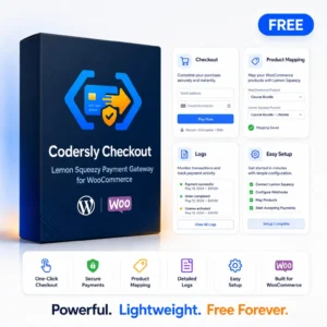 Codersly Checkout – Lemon Squeezy Payment Gateway for WooCommerce