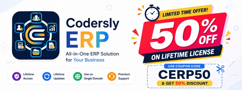 Codersly ERP Pro Discount Offer