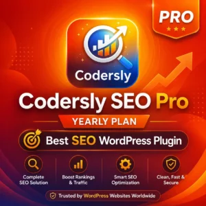 Codersly SEO Pro - Best SEO WordPress Plugin (Yearly Plan)