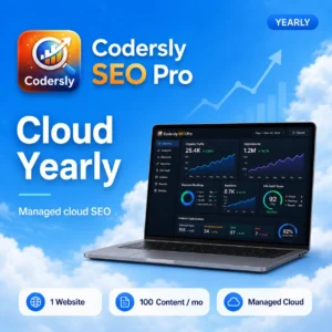 Codersly SEO Pro Cloud Yearly – Managed AI SEO for WordPress