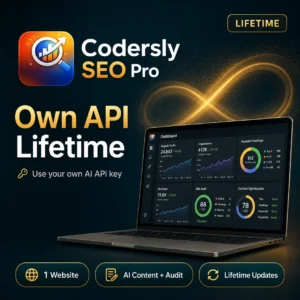 Codersly SEO Pro Own API Lifetime – AI WordPress SEO Plugin